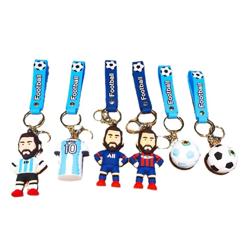 

Football Cartoon Keychain Doll Couple Backpack Sports Creative Cute Cartoon