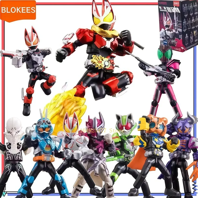 BLOKEES Kamen Rider Building Block Man Many Stars Edition 1nd Hide GEATS Assembly Model Boys and Girls DIY Puzzle Toys Gift
