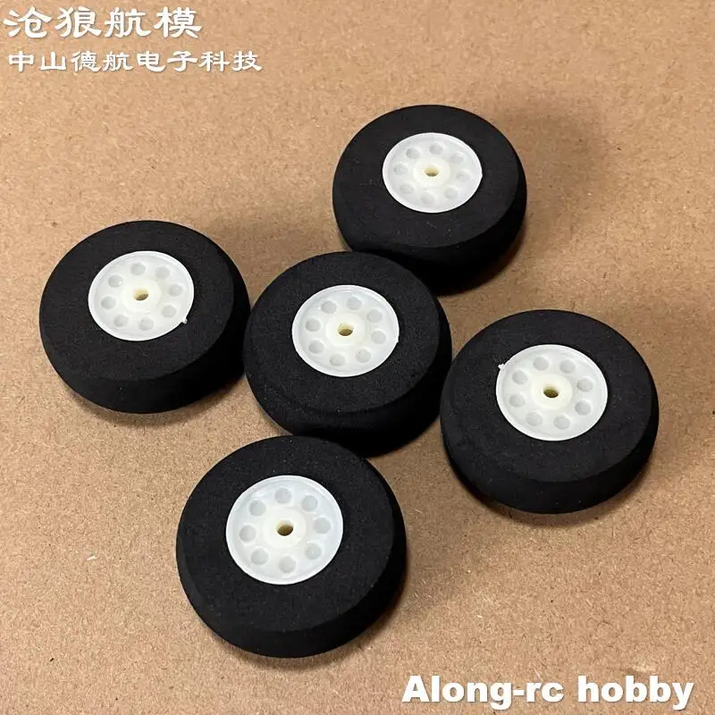 Miễn phí vận chuyển bán RC Mô hình máy bay hạ cánh part-10pcs 40mm * 11*3.1mm EVA BÁNH XE RC máy bay bánh xe 1.57 INCH