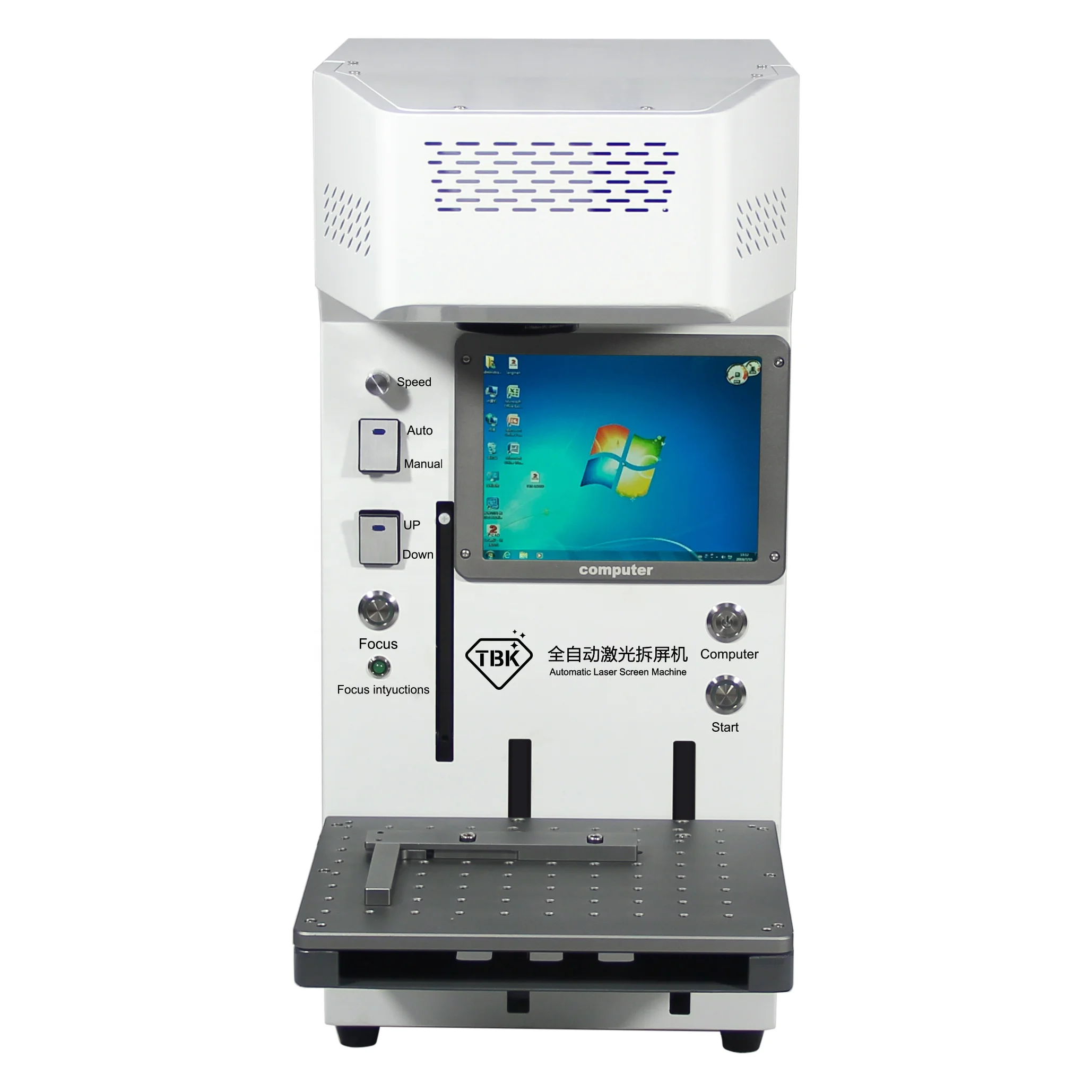 2019 New Top Quality TBK TBK-958A Auto Focus Separate Laser Machine, Mark Marking Laser Machine, engrave Engraving Laser Machine