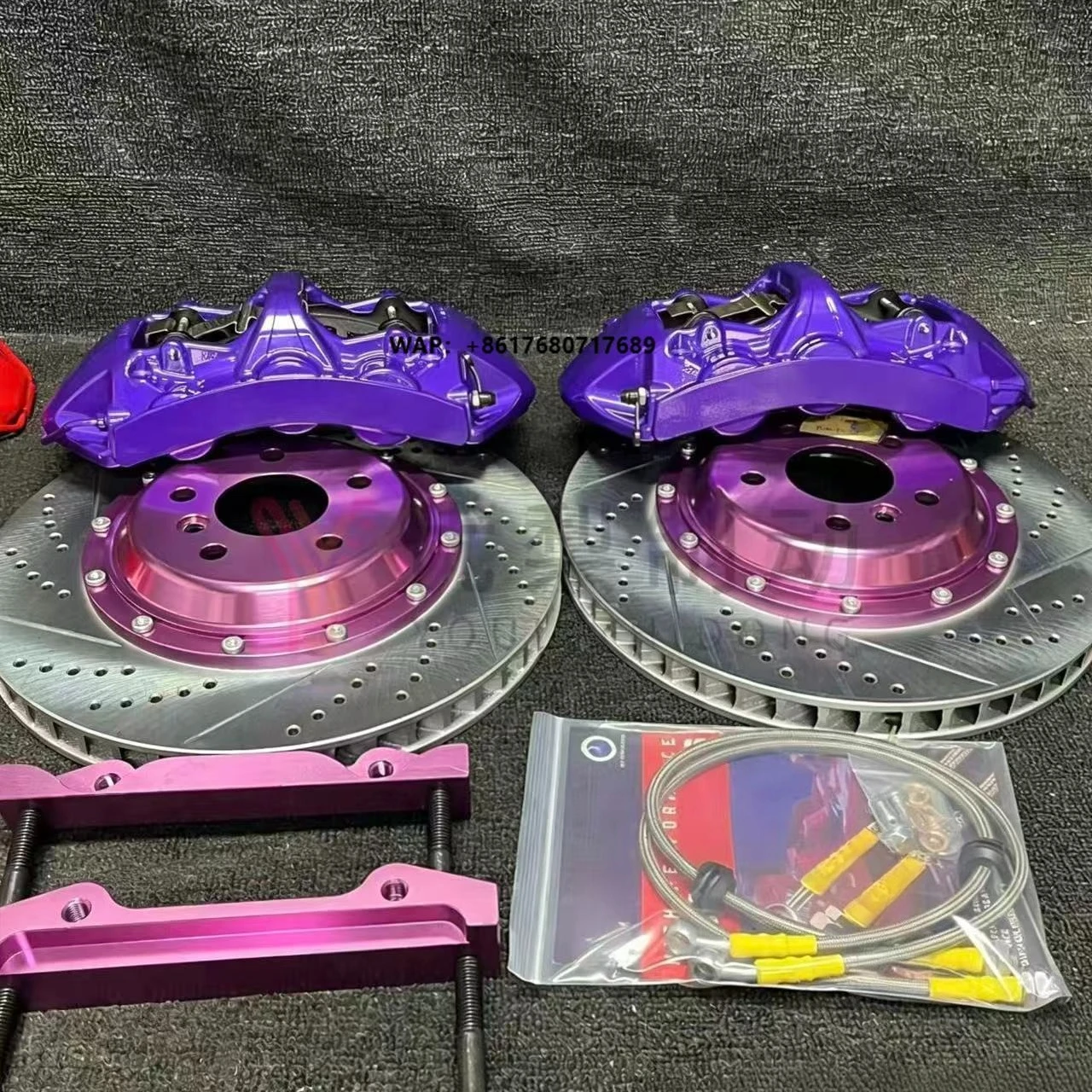 Juego de Frenos de 6 Pistones GT6 con Kit de Frenos de 355/380 mm para Fortuner, Hilux, Infiniti Q50, VW MK2, MK6, MK7