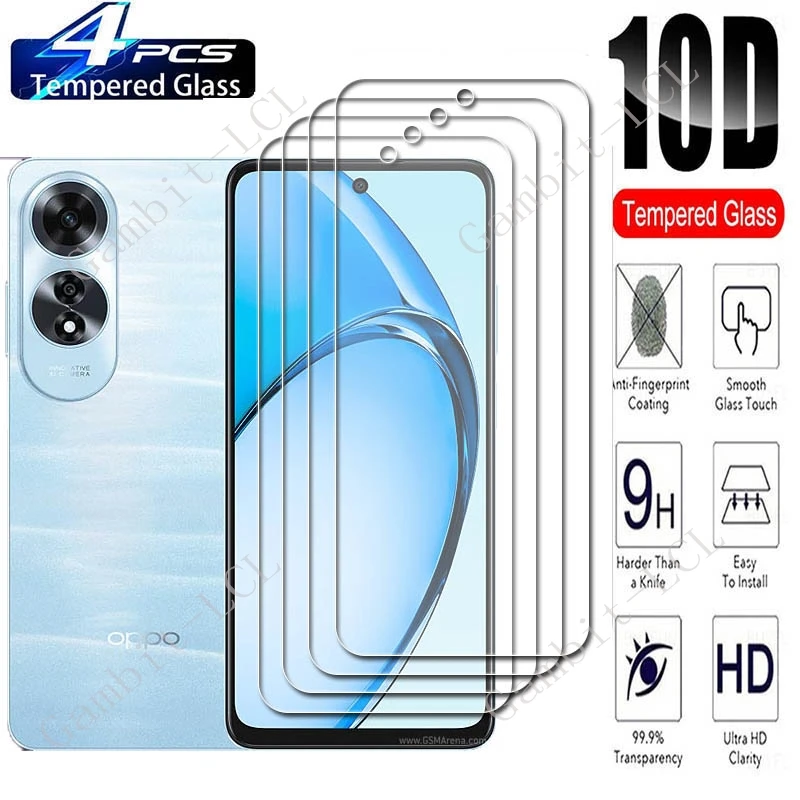 

Защитное закаленное стекло для OPPO A60 6,67 дюйма, 4 шт.
