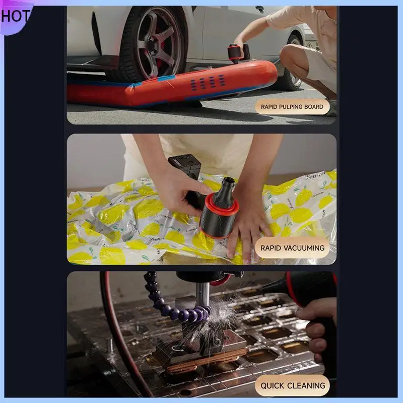 B45C مروحة 130000 دورة في الدقيقة فرش السيارات 28000Pa متعددة الوظائف منفاخ الهواء آلة شفط يده توربينات الهواء المضغوط