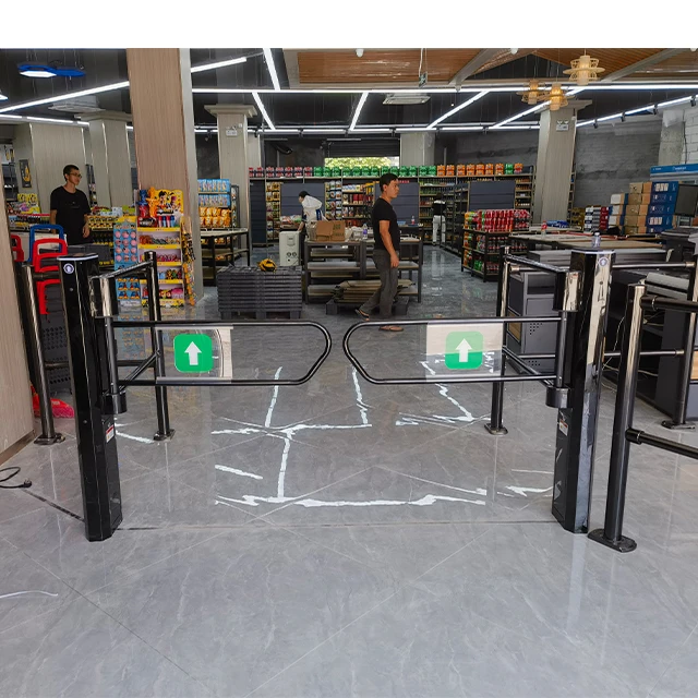 Silindir Salıncak Bariyer Kapısı Turnike Giriş Çıkış Kontrol Sistemi Paslanmaz Çelik IP67 Süpermarket Verimli Yönetim