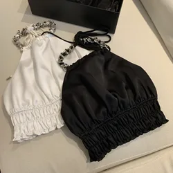Girls Summer Sexy Fashion Suspender Top Two Colors 100-170cm