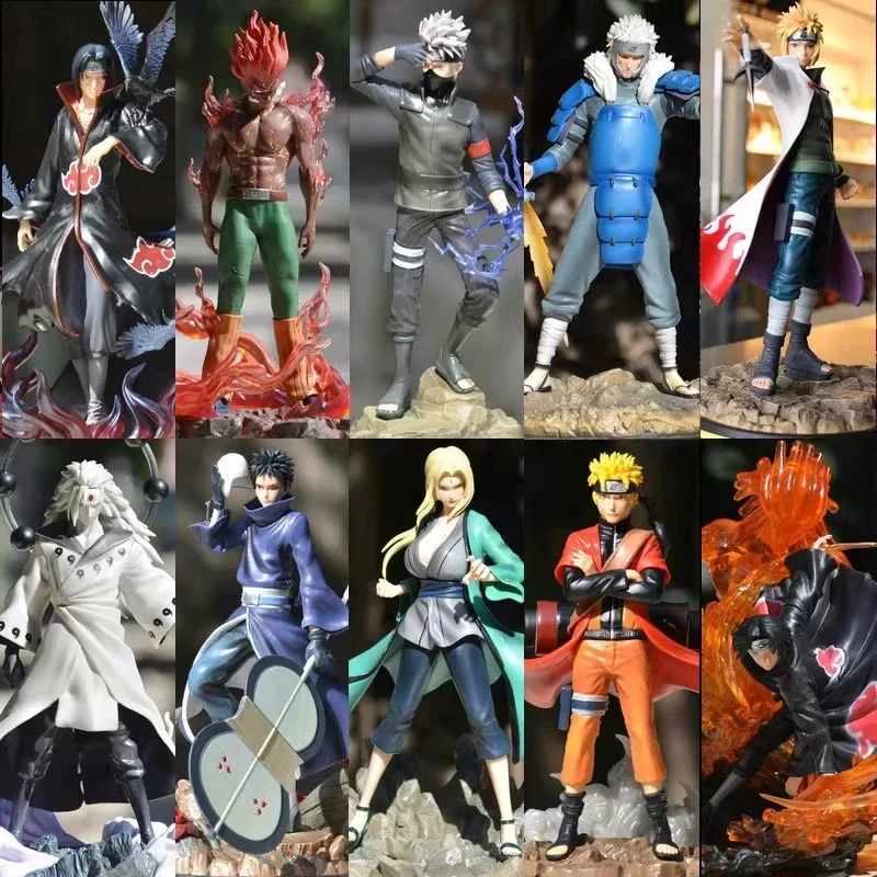 Naruto Anime Figure Blind Box Lucky Box Figure Sasuke Kakashi Mystery Box Anime(Buy 3 get 1 free for a limited time)