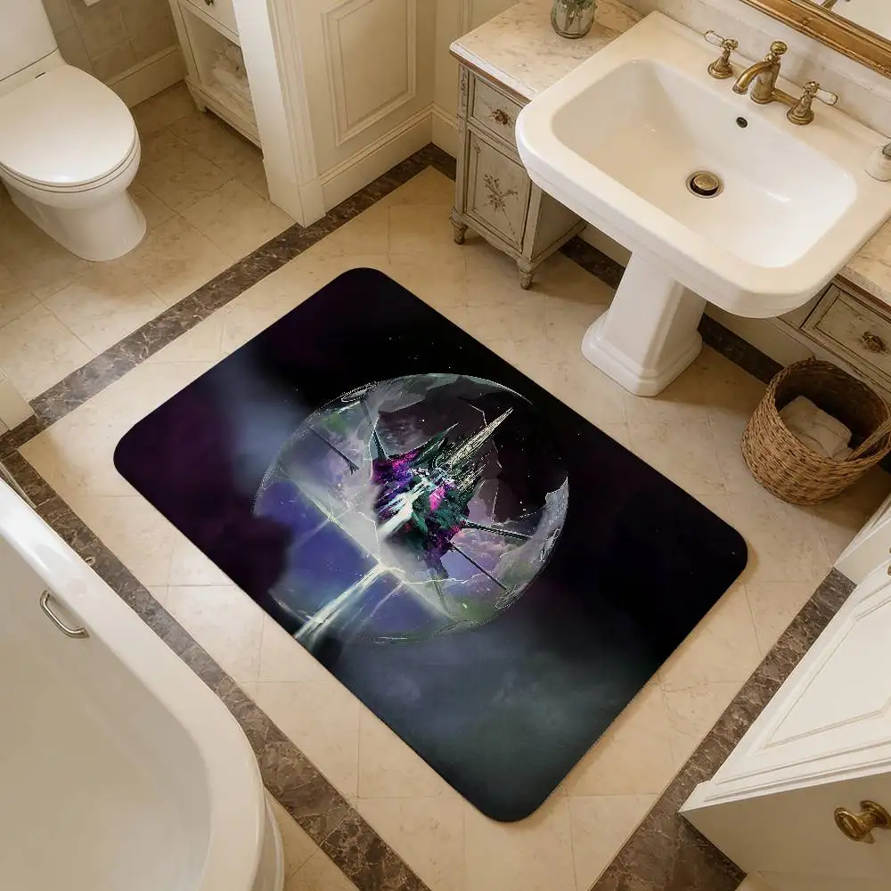HOT Games Destiny 2 Floor Mat INS Style Soft Bedroom Floor House Laundry Room Mat Anti-skid Household Carpets