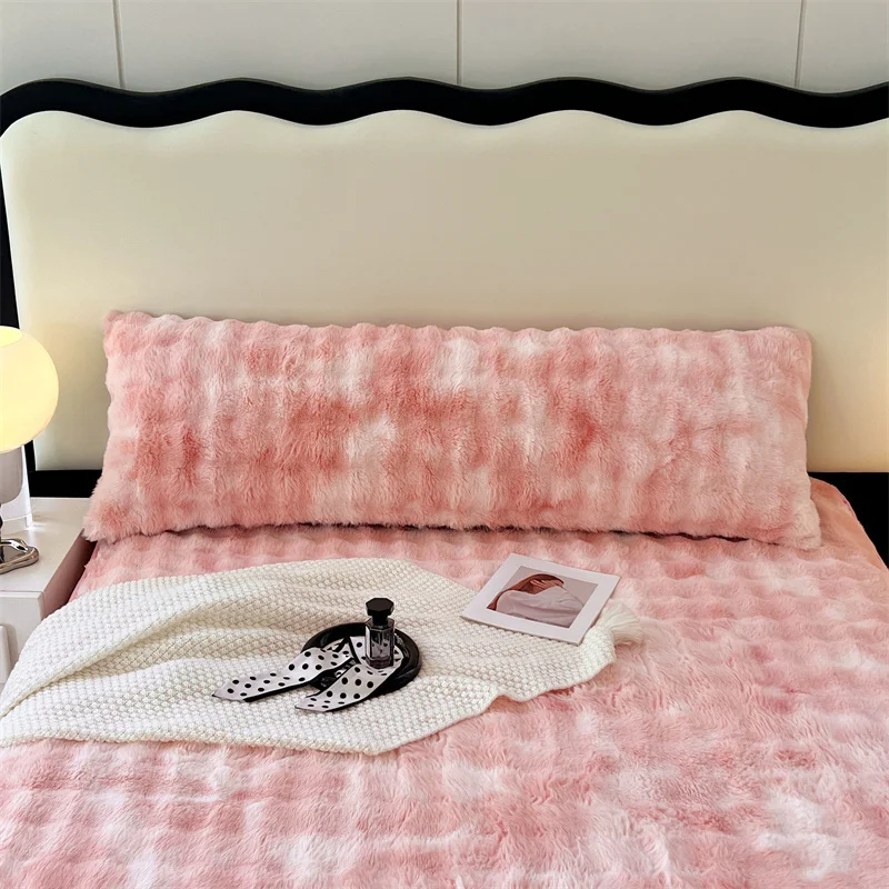Long Plush Pillow Case Warm Velvet Bedding Body Pillowcase Home Decor Large Couple Pillow Cover 120/150/180cm