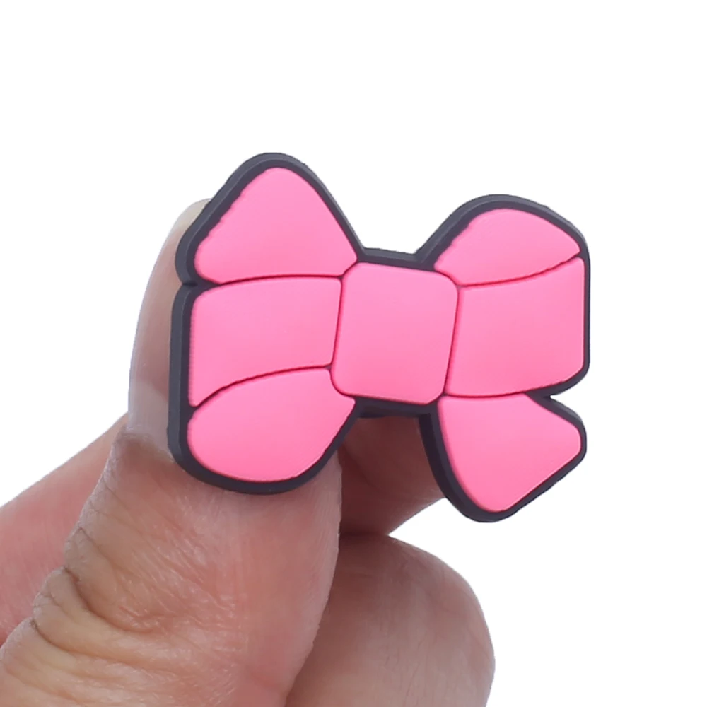 1pcs Pink series shoe Charms Designer for Girl Shoe Accessories for Classic Clog Kids Gift Hot Sale
