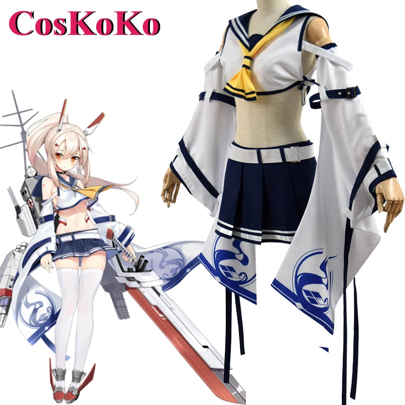 คอสโคโกะบายานามิคอสเพลย์อนิเมะเกมอนิเมะ Azur Lane ชุดเครื่องแบบน่ารักหวานๆแฟชั่นชุดฮาโลวีน