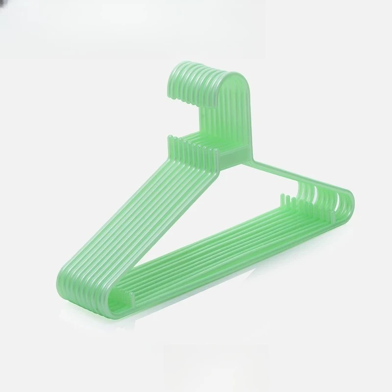 

15PCS 39cm Household Plastic Clothes Hanger Dry Wet Dual Use Non Slip Daily Laundry Garment Hanger For Home Drying Storage