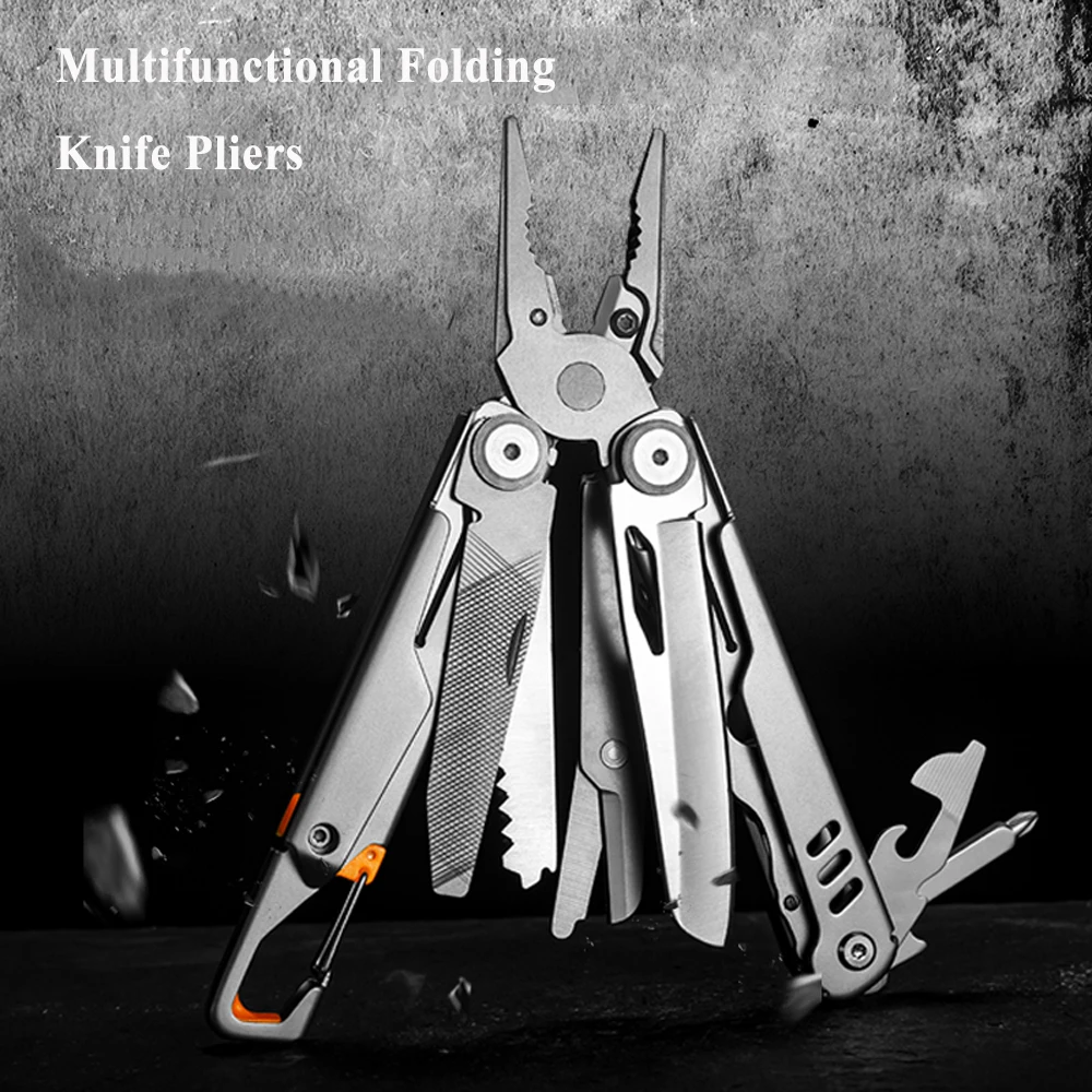 31 in1 Multi-tool Plier 440A Steel Folding Knife Universal Pliers Scissors Portable Cable Wire Cutter Camping Hand Repair Tools