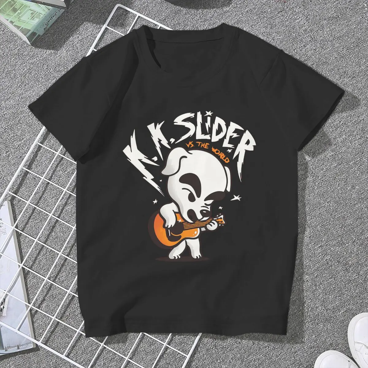 Women's KK SLIDER T Shirt Animal Crossing New Horizons Clothes Fashion Short Sleeve Crew Neck Tee Shirt Printing T-Shirt