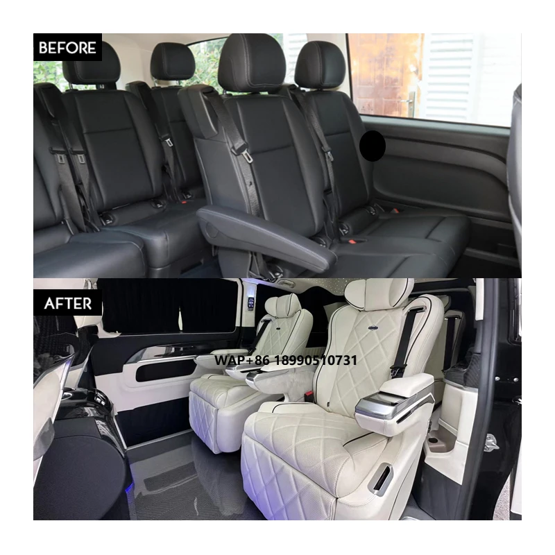 

Luxury Car Interior Accessories Mercedes Vito 2017 Seats Car Seat Covers Vito W638 Seats for Mercedes benz Vito