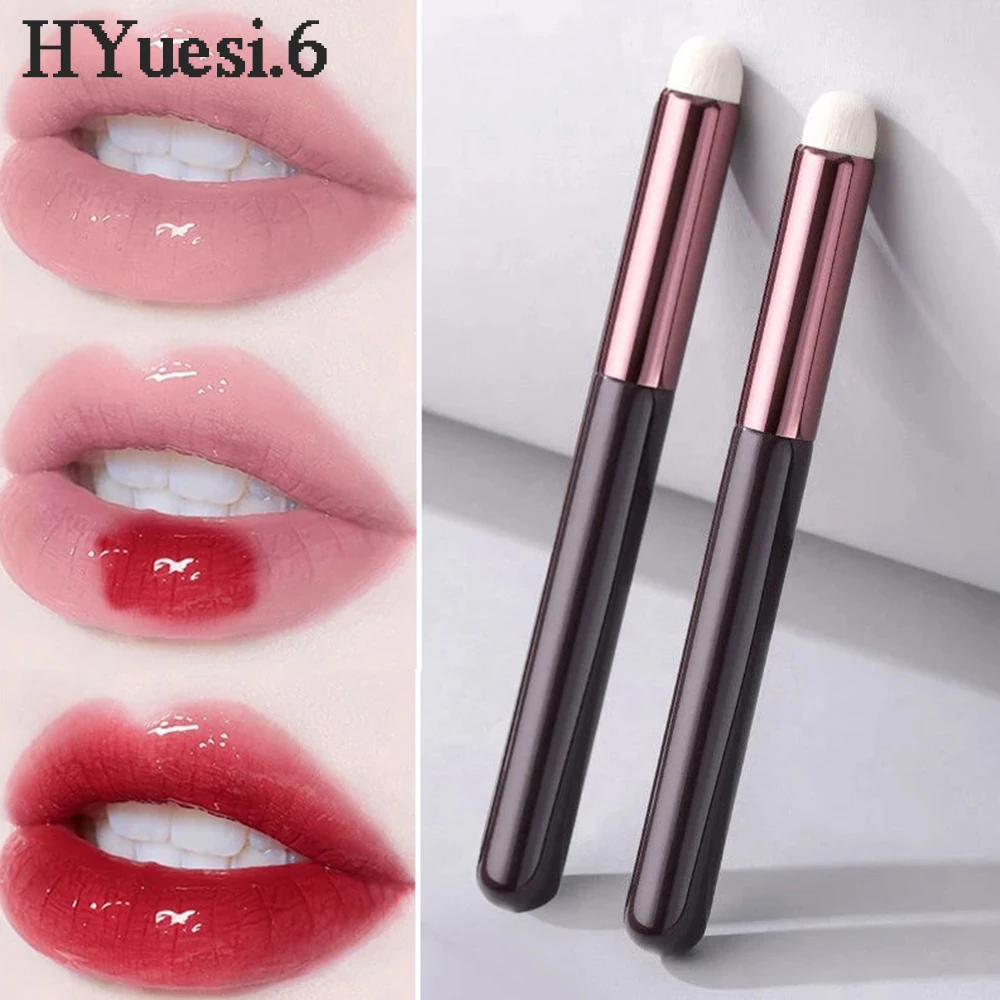 1pc profession elle runde Spitze Lippen bürste Mini Mehrzweck mischung Make-up Concealer Wisch pinsel für Reise Frauen kosmetische Werkzeuge