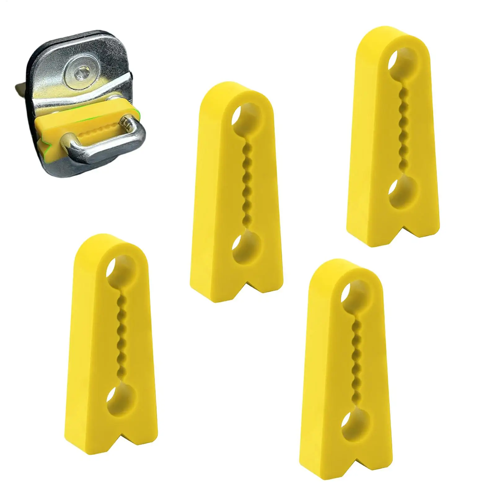 4pcs Car Door Shock Absorber Silicone Latch Cover For Noise Reduction Commuting Short Trips & Urban Riding car accessories