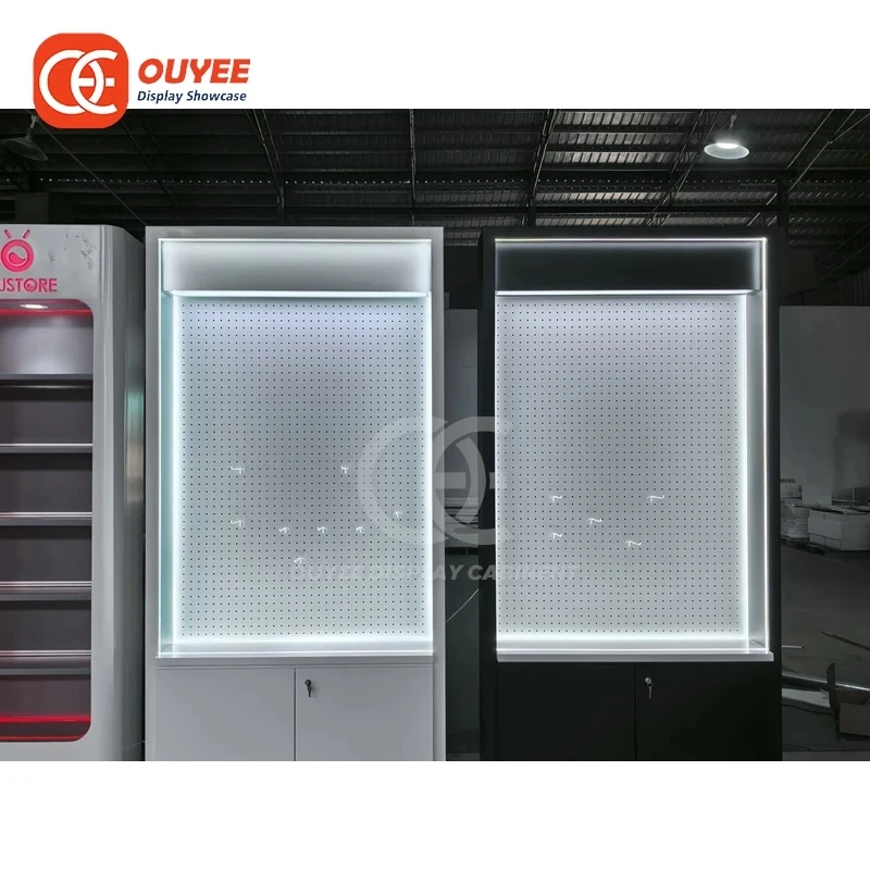 custom.Integrated Solution Mobile Fit Out Retail Showcase System Odm Service Metal Commercial Display System