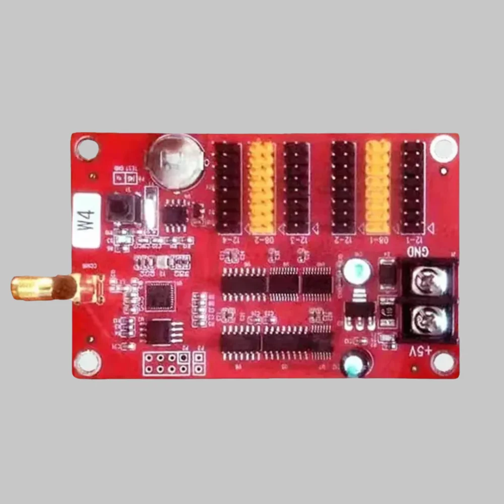 LS-W4 Control Card for Monochrome and Dual Color LED Advertising Display Screen Support WiFi U Disk LED Screen