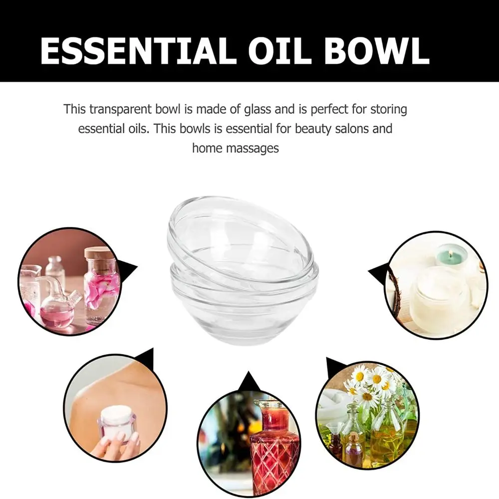 Lotion Holder Facial Mud Bowl Skin Care Tools Makeup Cosmetic Mix Bowl Facial Mask Bowl Essential Oil Bowl Prep Measuring Bowl