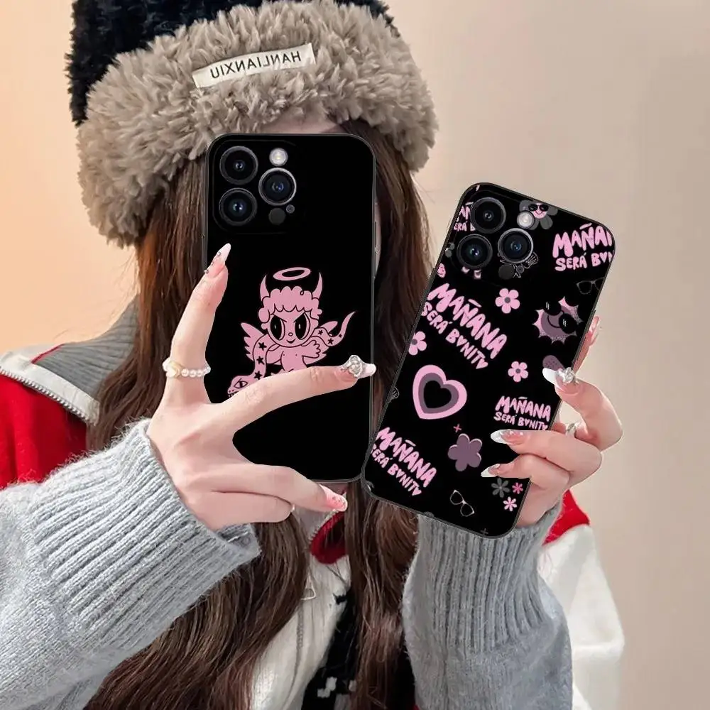 

K-Karol G Pero Tu Singer Phone Case For iPhone 16,15,14,13,12,11,Pro,XS,Max,XR,Plus,E,SE4,Mini Black Fashion Cover