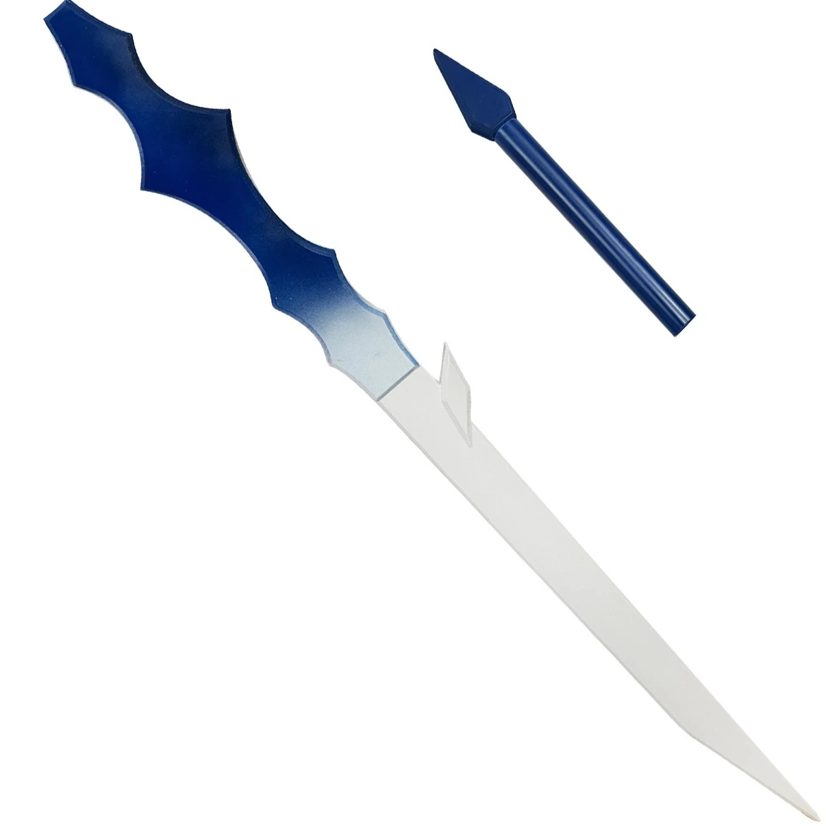 100cm Skirk Genshin Impact Twinblade Game Peripherals Detachable Weapon Model Bamboo Sword Cosplay Props Crafts Gifts Collection