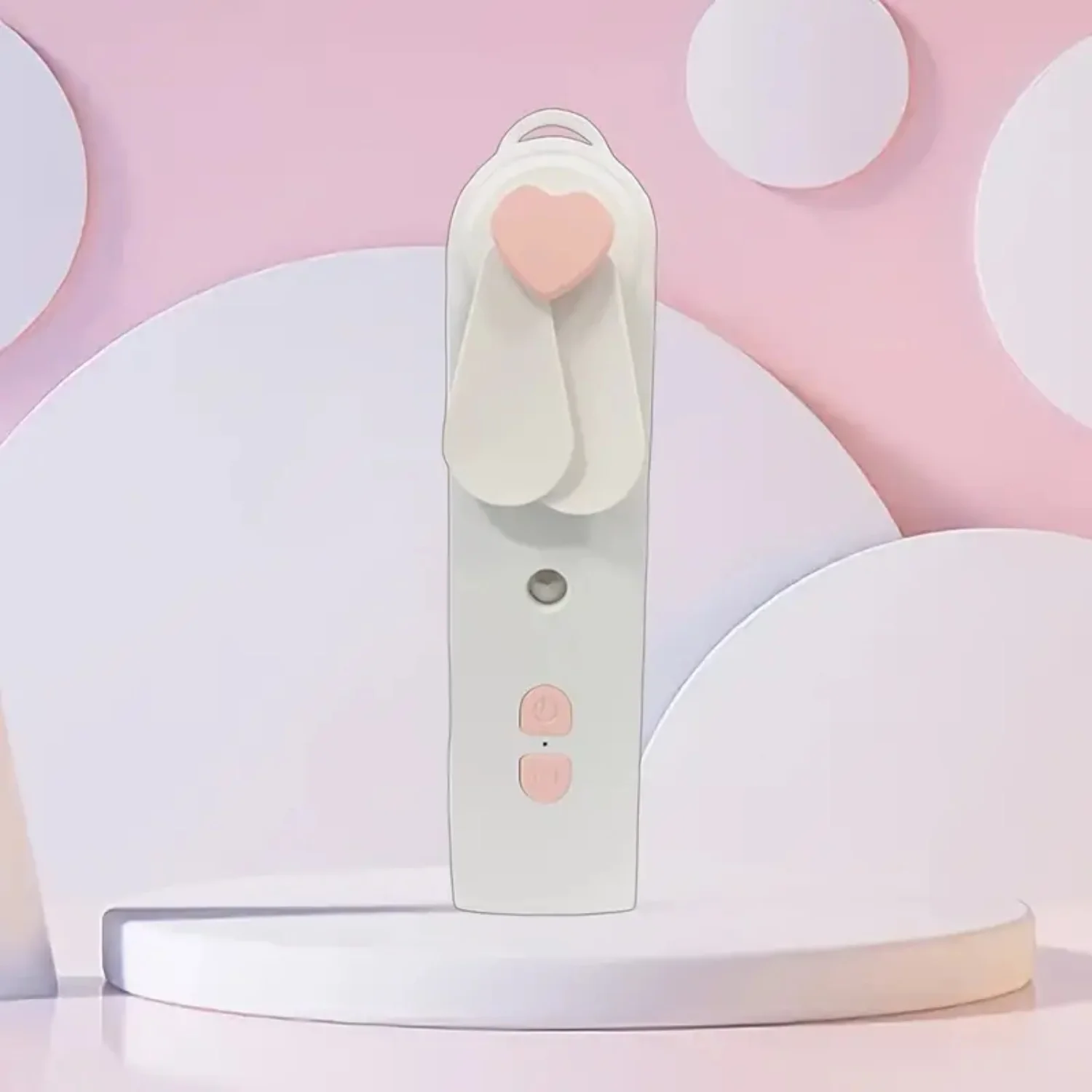 

Мини-нано-пароварка для лица, ручной вентилятор, 2-скоростная регулировка ветра, распылитель воды — идеальный подарок для женщин, жены, девочек