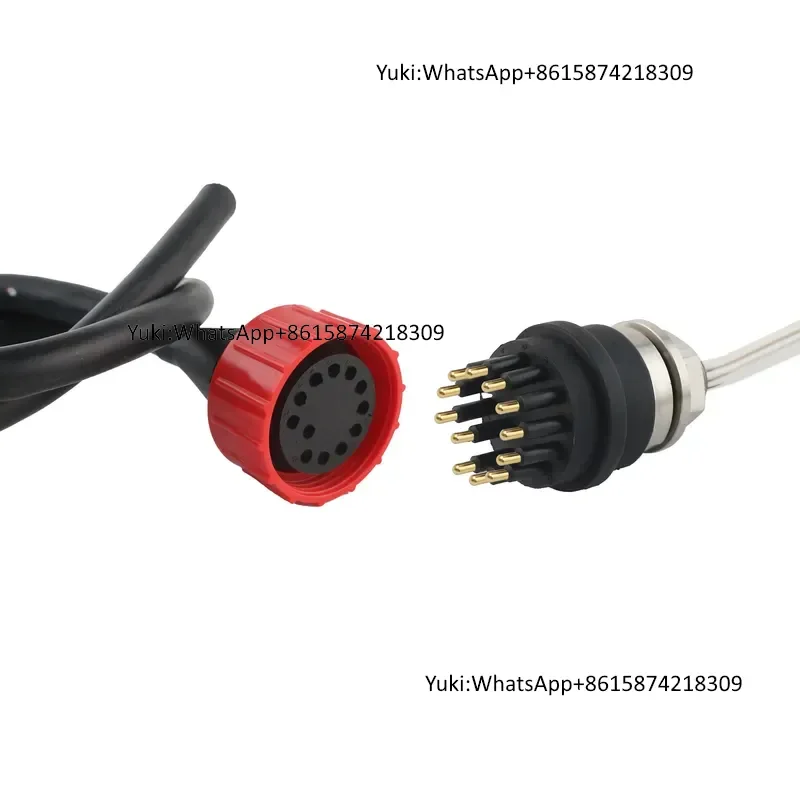IP69K Circular Subsea12pin 16pin 25pin Stainless Steel Seacon Subconn Underwater Connector