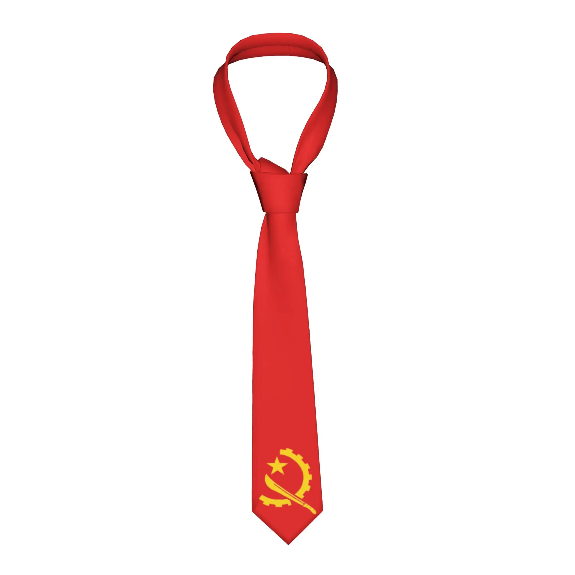 gravatas-de-seda-masculinas-com-estampa-da-bandeira-de-angola-para-escritorio