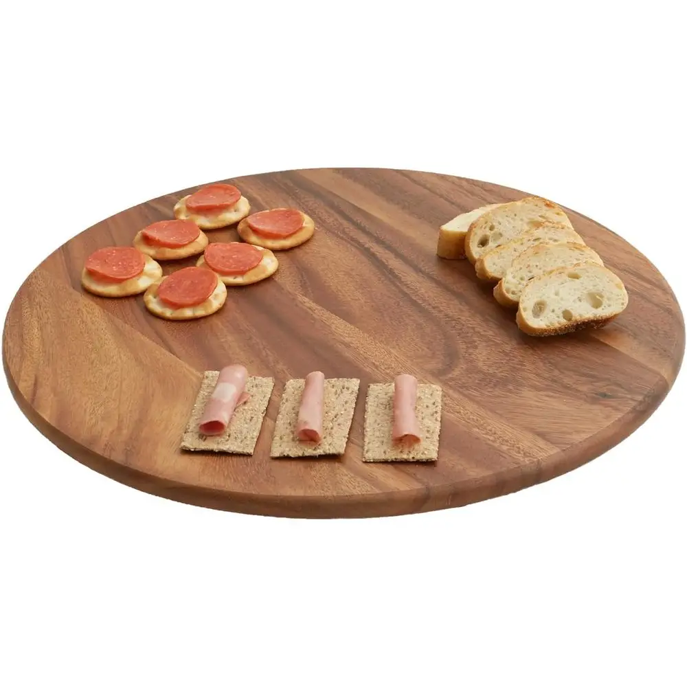 

Круглая вращающаяся подставка Lazy Susan с шарикоподшипниками из нержавеющей стали, коричневая