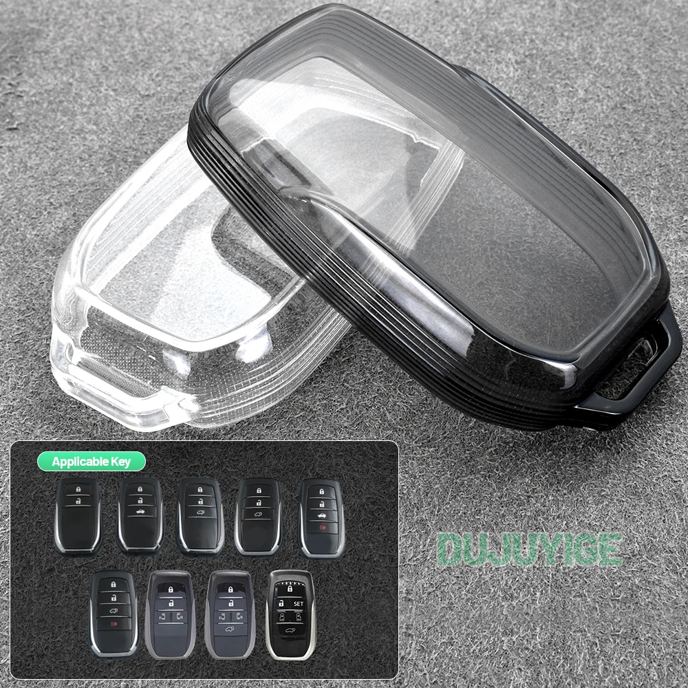 Clear TPU Car Key Case For Toyota Yaris Cross XP210 2020-2026 Key Fob Cover Protector Shell Auto Accessories 2021 2022 2023 2024 view 6
