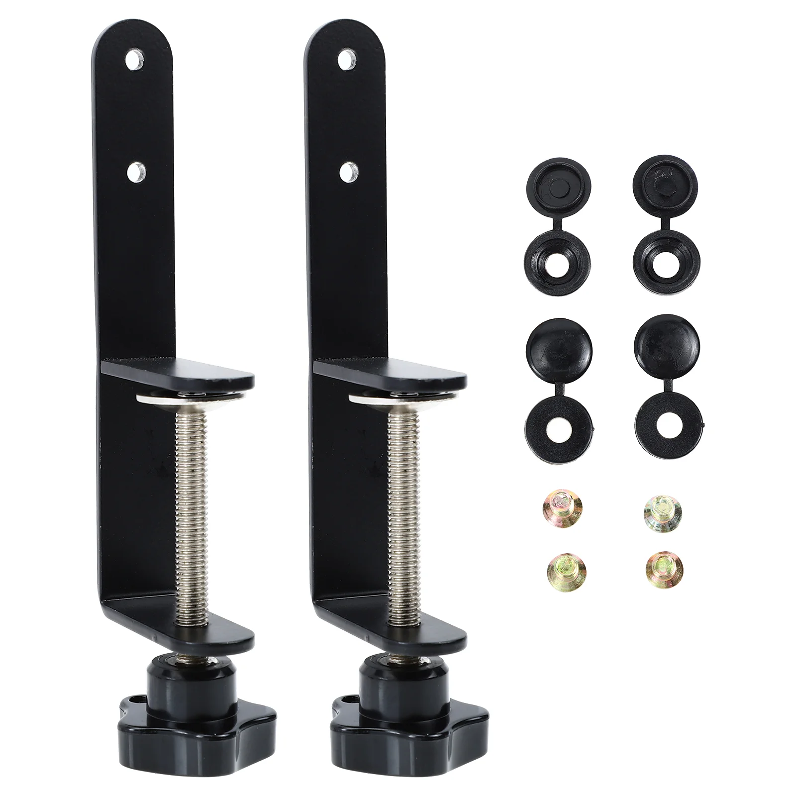 Pegboard Accessories Perfboard Mounting Clips Shelving Brackets Tools Metal Installing Garage Hooks