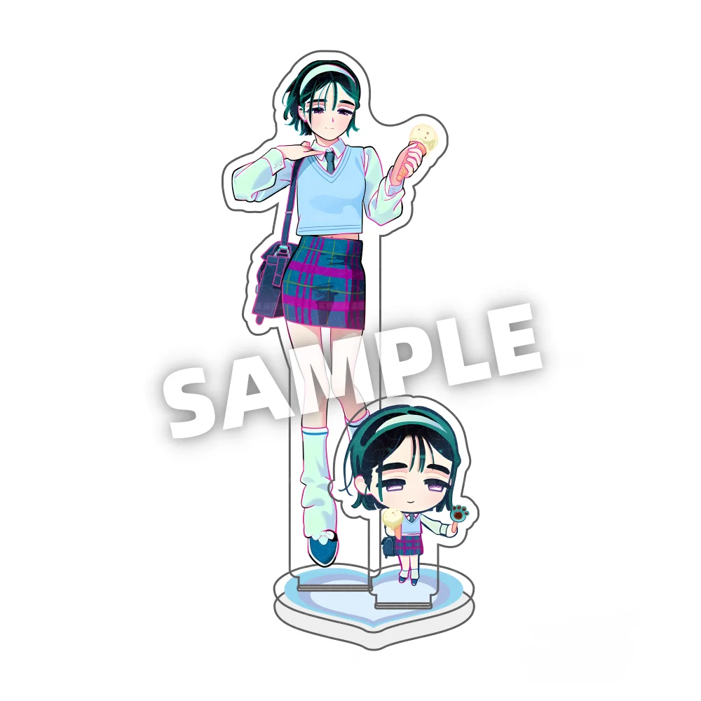 Anime ALIEN STAGE IVAN TILL LUKA SUA MIZI Geschenkspielzeug Acryl-Standmodell Actionfigur Ornament Zubehör Modell Desktop-Schlüsselanhänger