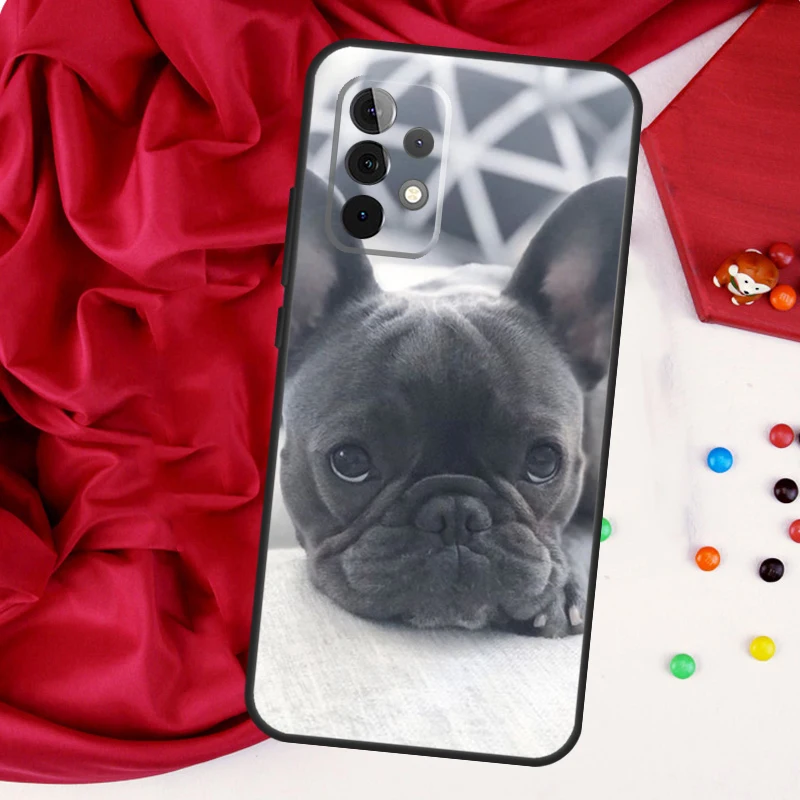 French Bulldog Dog Pug Funda For Samsung Galaxy A54 A34 A14 A13 A23 A33 A53 A73 A12 A22 A32 A52 A51 A71 Case