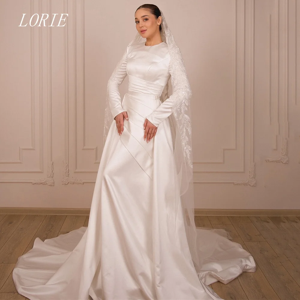 

LORIE Luxury Mermaid Wedding Dress Elegant V Neck Bridal Dresses Backless Temperament Beading Wedding Gown Customized 2026