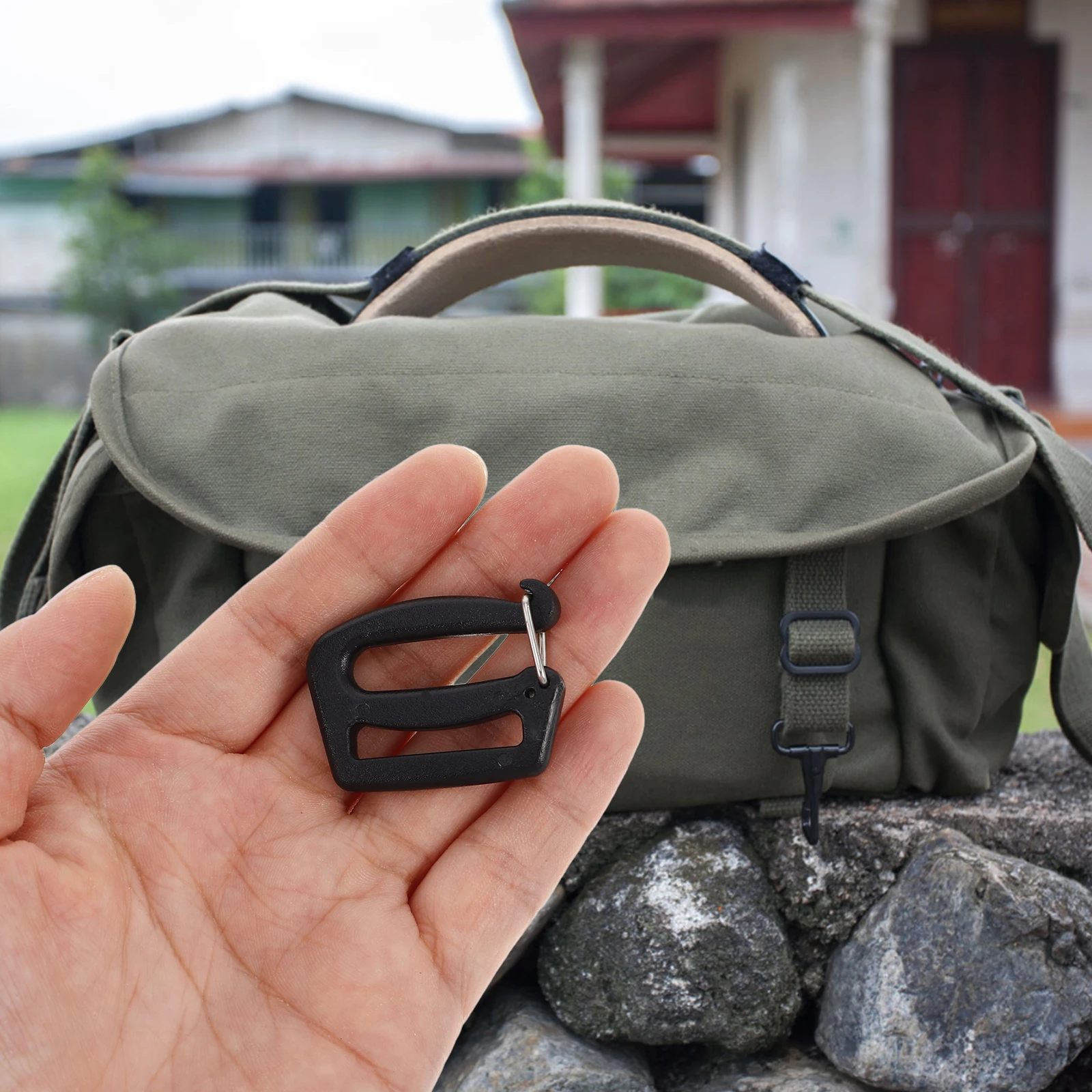 

60pcs Hook G Buckle Backpack Clip Plastic Backpack Hardware Connector Luggage Hardware Adjustable Webbing Durability