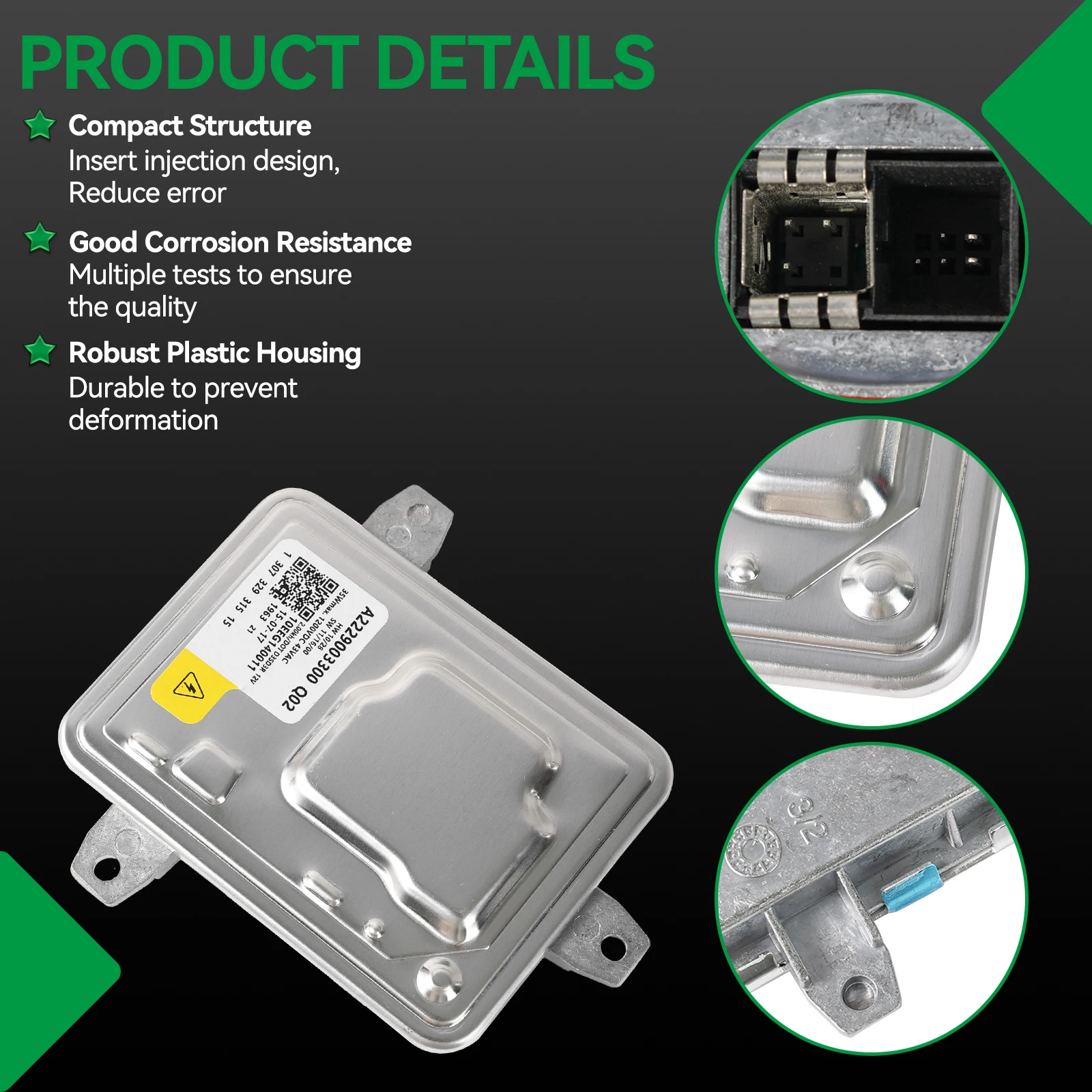 Xenon Headlight Ballast Control Unit Module A2229003300 For Mercedes CLA GLA Volvo C30 C70 Kia Sorento Cadillac 130732931515 - view 3