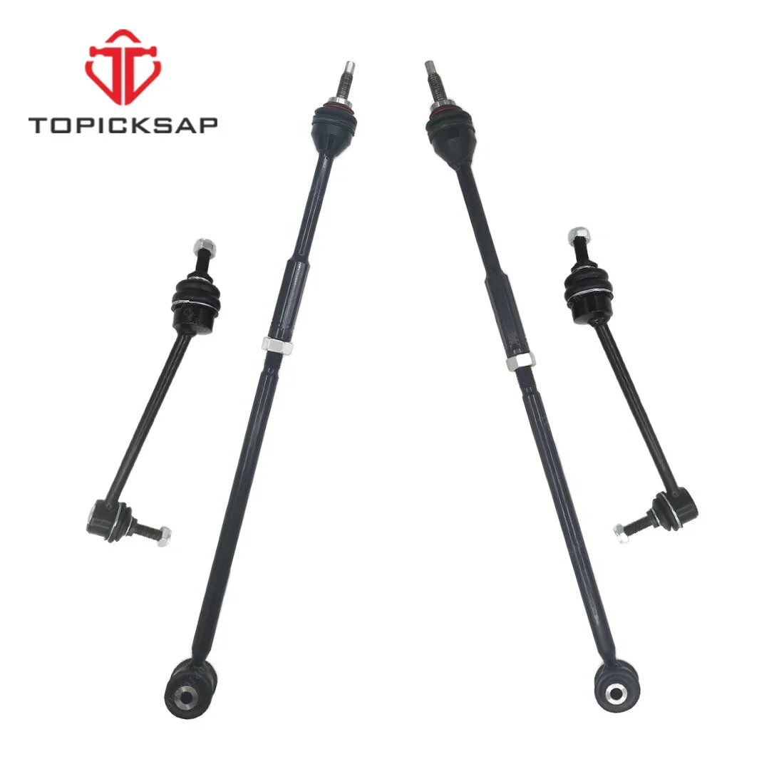 TOPICKSAP Tie Rods Rear Sway Bar End Links Assembly Kit XW4Z5C486AA  C2C018572 for Lincoln LS Ford Thunderbird 2000-2006