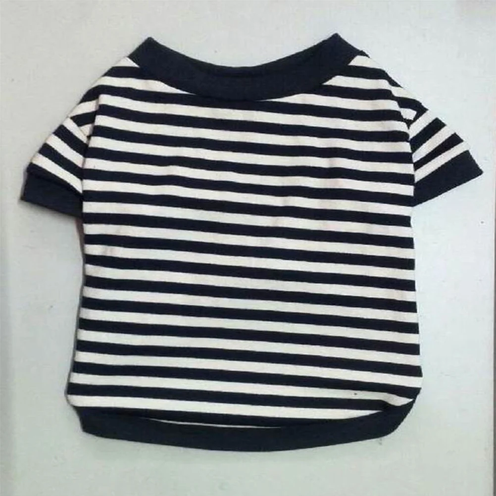 

Vest Striped Pattern Pet Vest Pet Clothes For Small Dogs Summer Outdoor Cool Fashion Party Wear Blue Size Xs