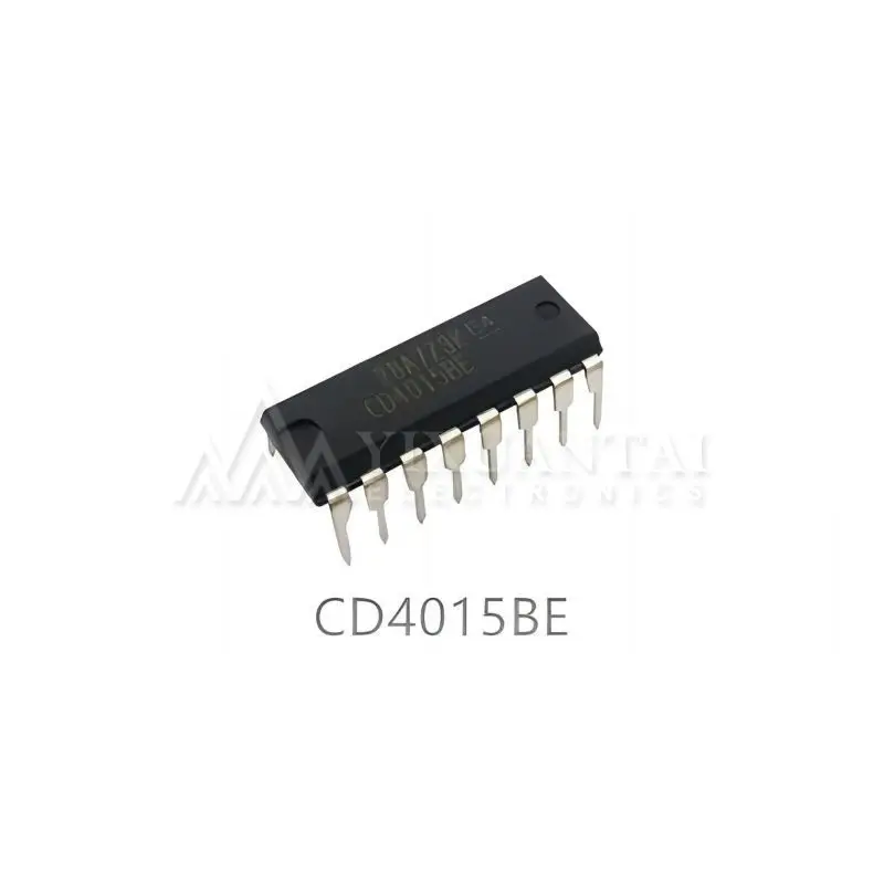 

10pcs/Lot CD4015BE Shift Register Dual 4-Bit Serial to Parallel 16-Pin PDIP Tube New