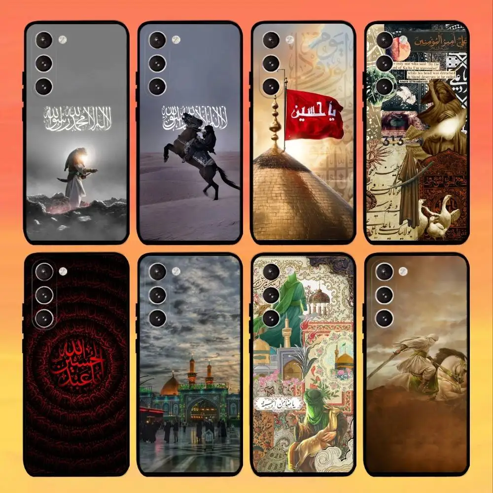 

I-Imam H-Hussain S-Shia Ali Phone Case For Samsung Galaxy A73,A21s,A22,A31,A52,A53,A71,A41Soft Black Shell