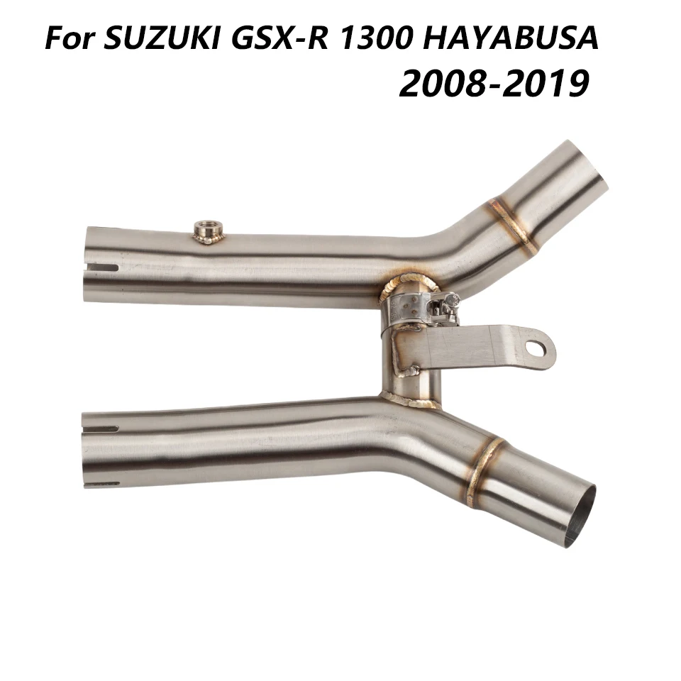Motorcycle Exhaust Escape Modify muffler For SUZUKI Hayabusa GSX1300R GSXR1300 2008 - 2019 GSX-1300R Link Pipe GSX1300R exhaust