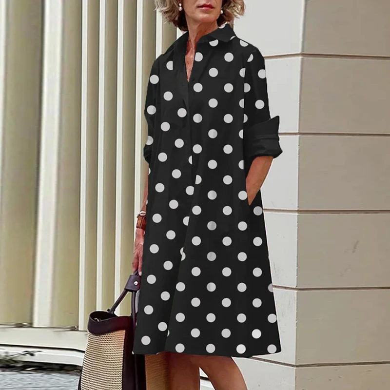 black dress shirts women Regular Fit Dress Shirt for Tall Women in Black 6 / Tall / Black