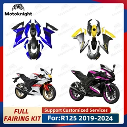 Motorcycle Fairing Kit Fit For YAMAHA YZF-R125 R125 R15 2019 2020 2021 2022 2023 2024 Full Fairings Bodywork New ABS Plastic