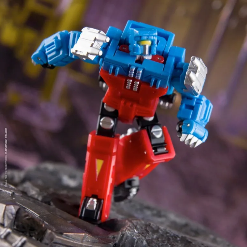 In Stock Transformation Dr.Wu Dw-E55 Dw-55t Decibel Impact Wave Mini Action Figure Model Collection Toy Children Festival Gifts