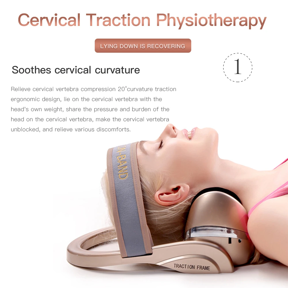 

Neck Massager Vibration Masssge Pillow Air Compression Kneading Heat Massager Neck Stretcher Cervical relieve Pain