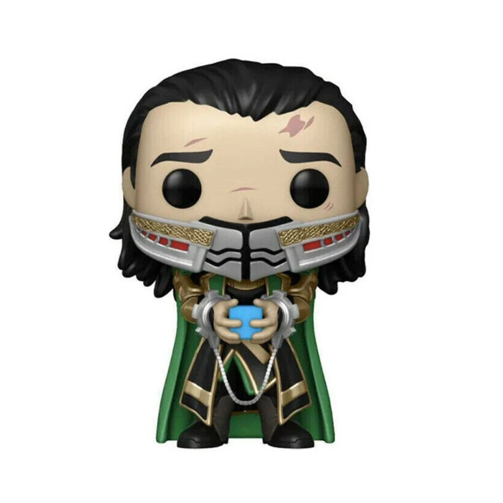 FUNKO POP Action Figures Marvel Periphery Loki Nightlight Wanda Bruno Q-version Cute Model Ornament Decorative Collection Gift