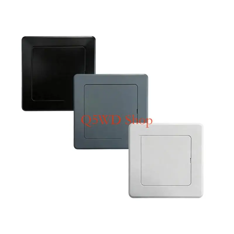Q5WD Plastic Opening Flap Cover Plate Removable Hinged Access Hatches Door Enduring