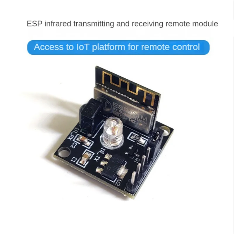 

FULL-2X ESP8285 ESP-01M IR Transceiver Wifi Wireless Module Remote Control Switch Development Learning Board Esp 8285 ESP-01M