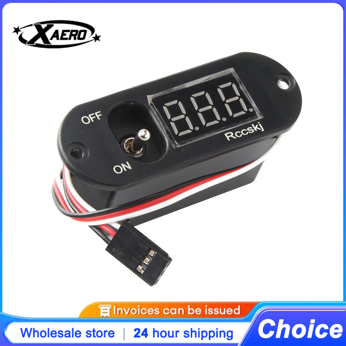 

Power Distribution Board with Voltage Meter & Switch for RC Drone FPV 2-8S LiPo Battery 20A Current Display