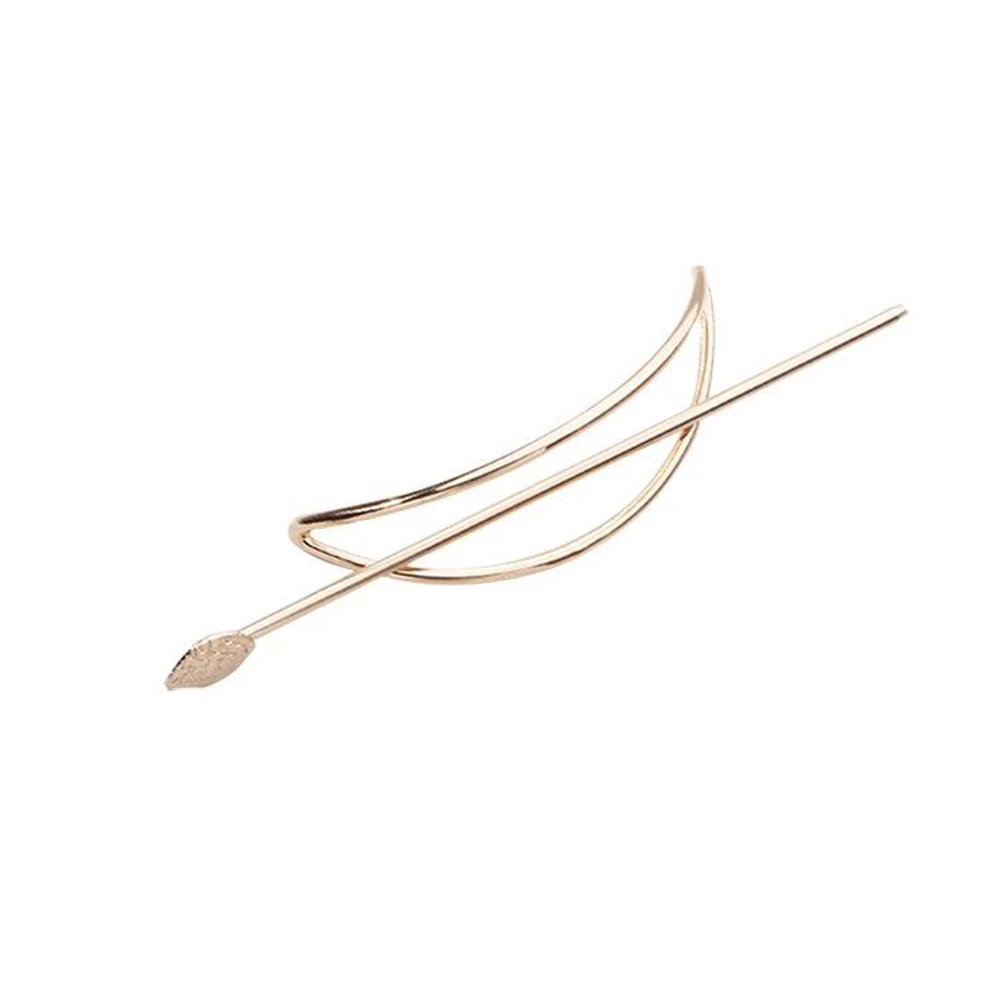

3pcs Hollow Out Oval Metal Hair Sticks Leaf Design Hair Clips For Women Girls Casual Party Wedding Diy Styling Accessories